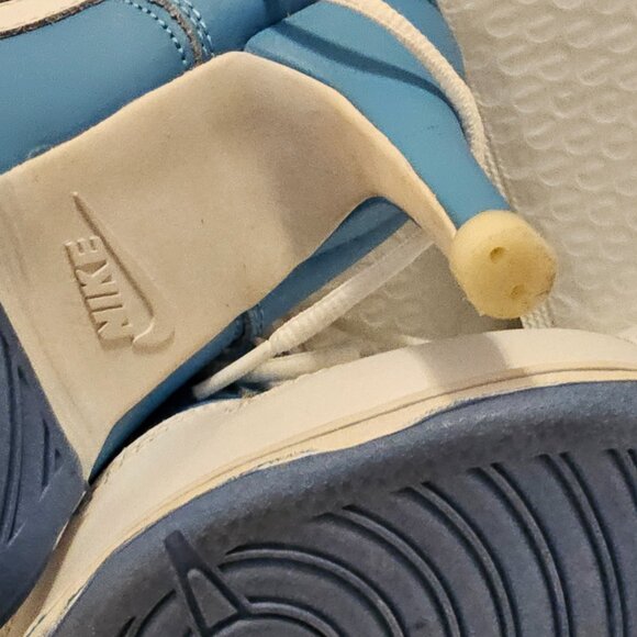 Custom Nike SB Dunk High Heels Blue & White Size US 7 | 4.5" Heel - Picture 16 of 16